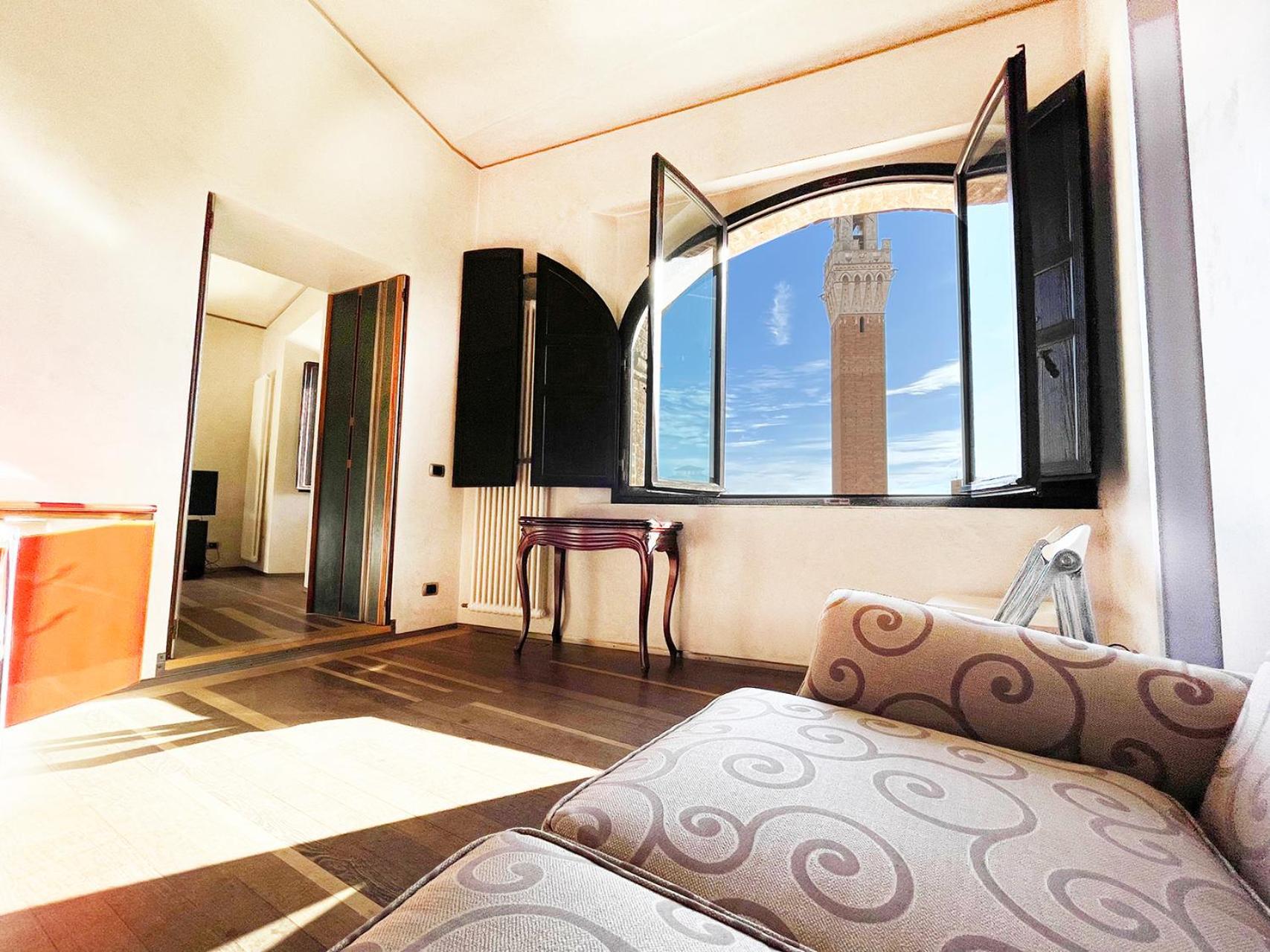Il Campo 8: Piazza Del Campo Apartment Siena Luaran gambar